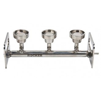 BioVac 300 is a 3 branch stainless steel manifold base