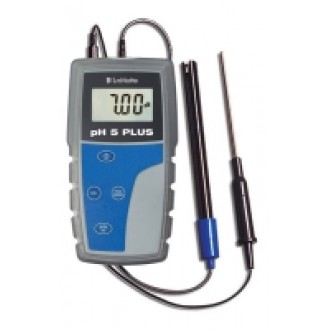 pH Meter-pH5 Plus Handheld With Case and Standards 