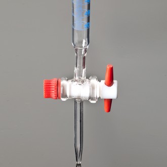 Burette with PTFE Key Stopcock DIN ISO 385 10ml