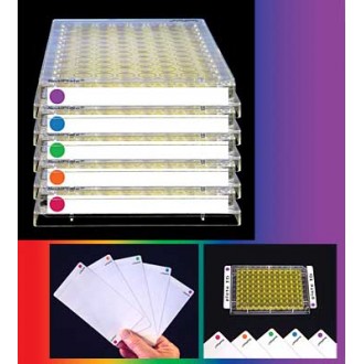 SealPlate ColorTab Sealing Films, Red, Non-Sterile