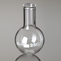 Flask Round Bottom Narrow Neck with DIN 12347, ISO 1773, 50ml