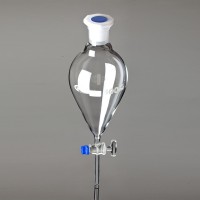 Pear Shape Solid Glass Separatory Funnels ISO 4800, 500ml
