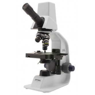 Digital Monocular Microscope 400x, 1.3MP, Double Layer Stage with Rechargeable Battery B-150DMR