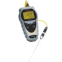 Thermo Scientific Temp 10 Type J Thermocouple Thermometer with Rubber Armour/Stand